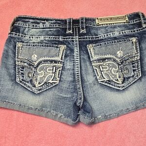 Rock Revival Blue Distressed Denim Jeans